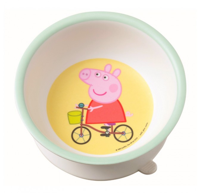 Bowl With Suction Pad And Spoon Peppa Pig